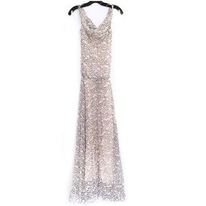 Diane Von Furstenberg Silk Cheetah Print Gown